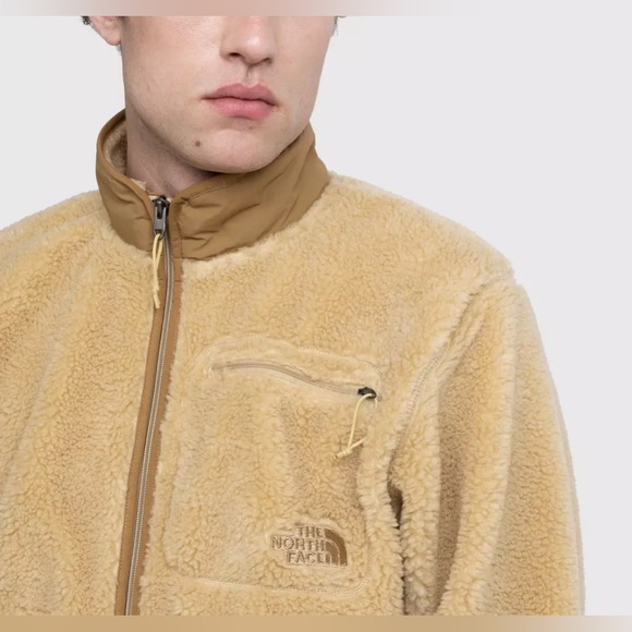 The North FaceExtreme Pile Full-Zip Jacket Khaki Stone/Utility Brown SIZE XL - Picture 4 of 5